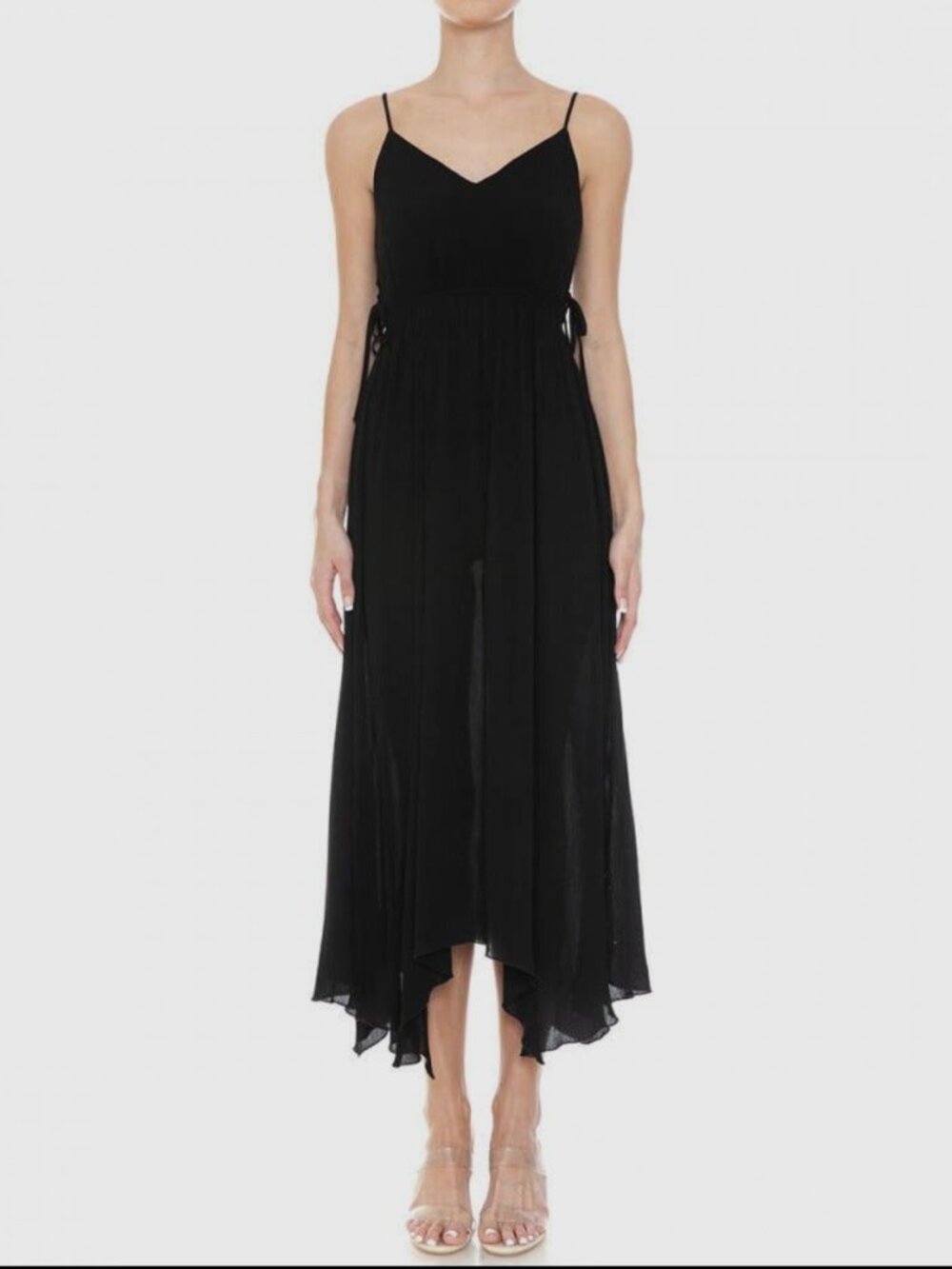 D63-Side Lace Up Dress